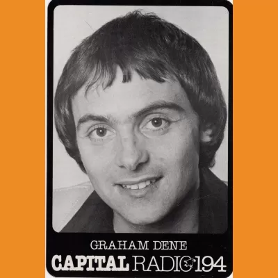 Graham Dene Capital Radio photocard, early 80s