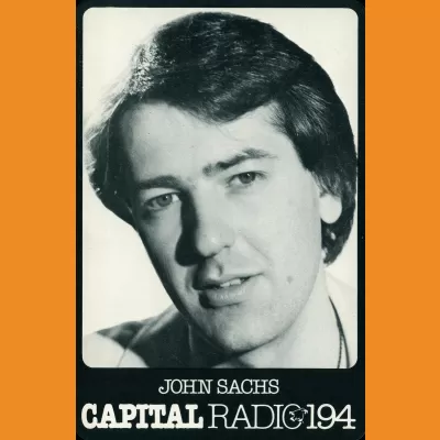 John Sachs Capital Radio photocard, early 80s