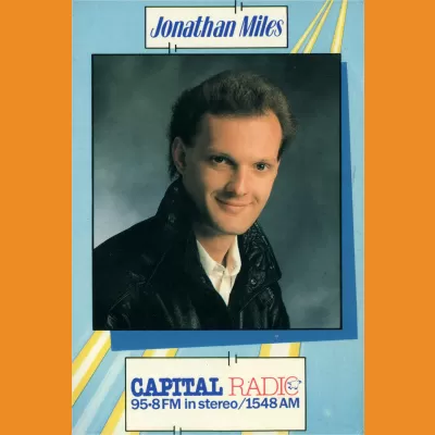 Jonathan Miles Capital Radio photocard, mid 80s