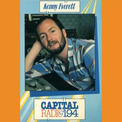 Kenny Everett Capital Radio photocard, mid 80s