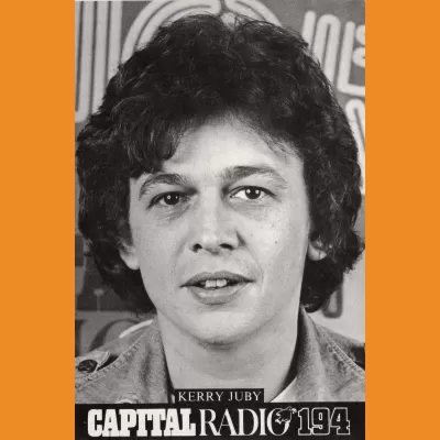 Kerry Juby Capital Radio photocard, late 70s