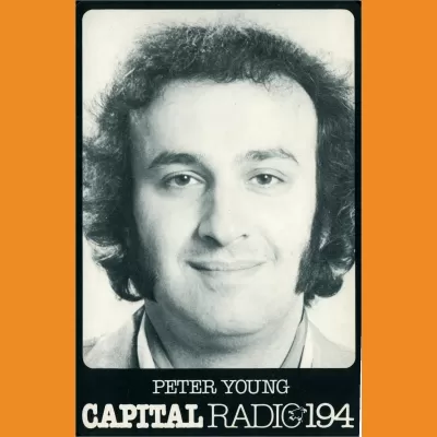 Peter Young Capital Radio photocard, early 80s