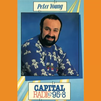 Peter Young Capital Radio photocard, mid 80s