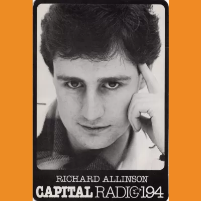 Richard Allinson Capital Radio photocard, early 80s