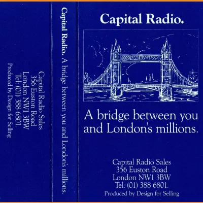 Capital Radio Sales Tape Cover, 1987