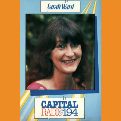 Sarah Ward Capital Radio photocard, mid 80s