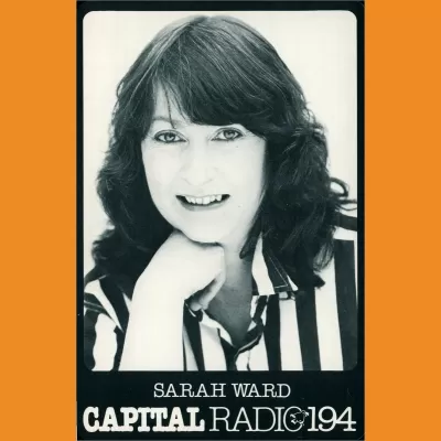 Sarah Ward Capital Radio photocard, early 80s