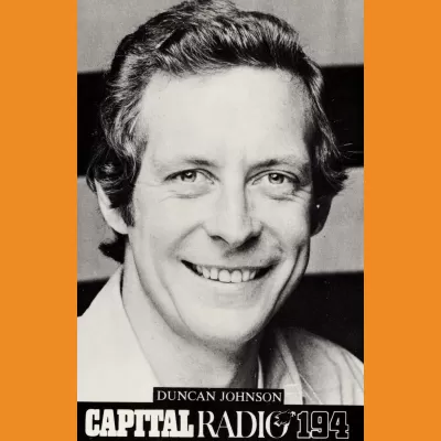 Duncan Johnson Capital Radio photocard, late 70s