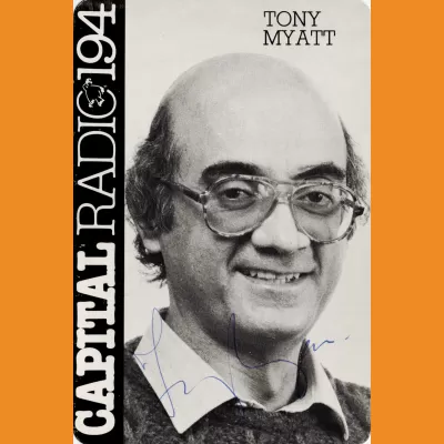 Tony Myatt Capital Radio photocard, c. 1982