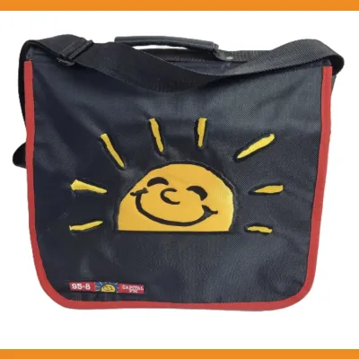 Capital FM London 'sunshine' messenger bag, late 90s
