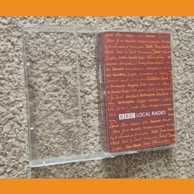 BBC Local Radio cassette case and sleeve
