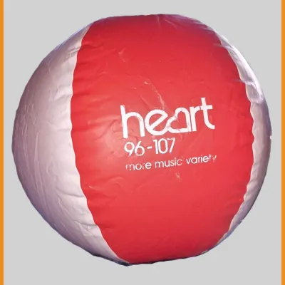 Heart beach ball