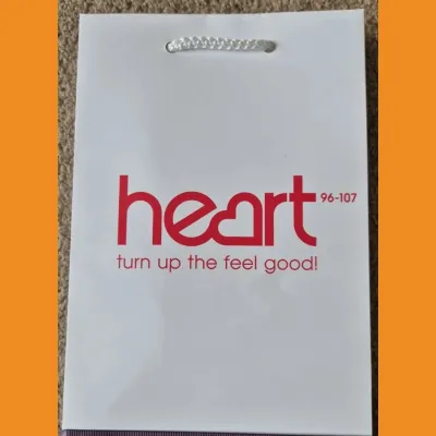 Heart gift bag