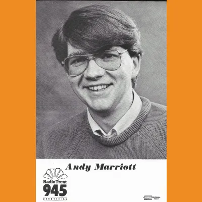 Andy Marriott Radio Trent Derbyshire photocard, 1980s