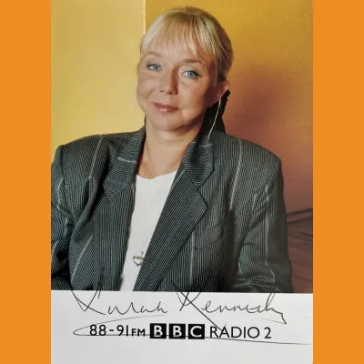 Sarah Kennedy BBC Radio 2 photocard (signed), late 90s