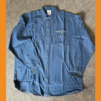 BBC Radio 2 Johnnie Walker Show denim shirt, 2000s