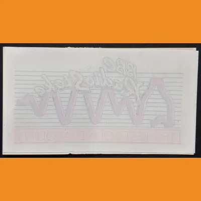 BBC Radio Stoke "The Best Sound Around" sticker, late 80s