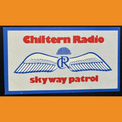 Chiltern Radio Skyway Patrol sticker, 1980s
