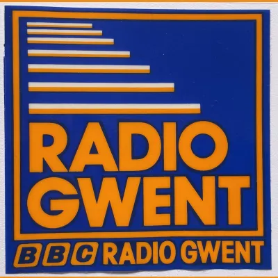 BBC Radio Gwent window sticker, 1986