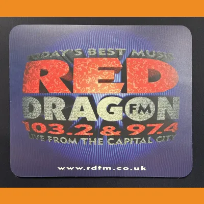 Red Dragon FM mouse mat, 1996/97