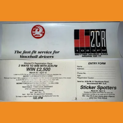 2CR Car Sticker