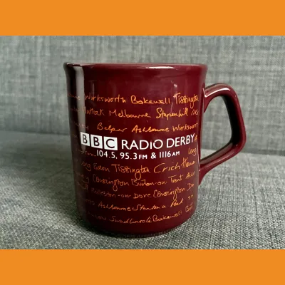 BBC Radio Derby Andy Whittaker Breakfast Show mug