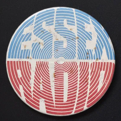 Essex Radio large badge, 1982/83