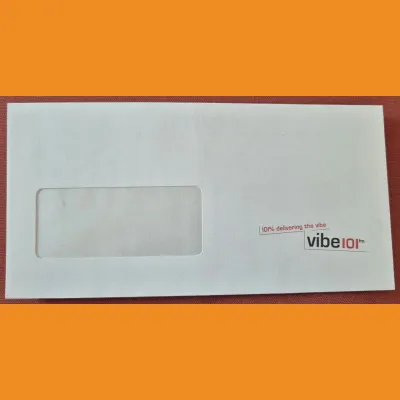 Vibe 101 branded envelope, 2000s