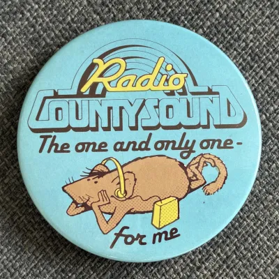 County Sound - The One and Only One For Me badge, 1980s