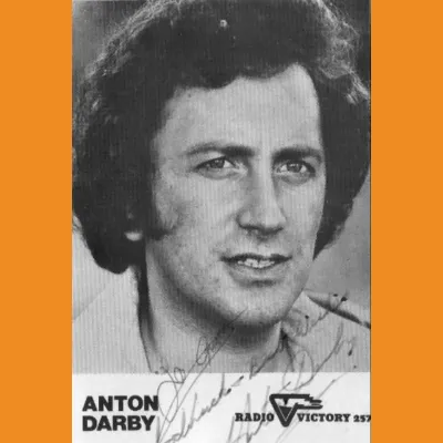 Anton Darby Radio Victory photocard, 1970s