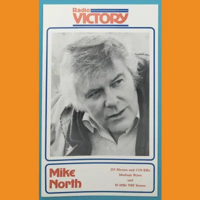 Mike North Radio Victory photocard, early 1980s