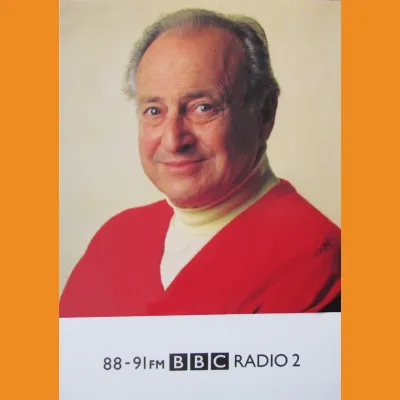 David Jacobs BBC Radio 2 photocard, late 90s