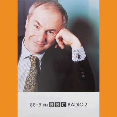 Paul Gambaccini BBC Radio 2 photocard, late 90s