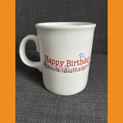 Capital Radio 10th Birthday mug, 1983