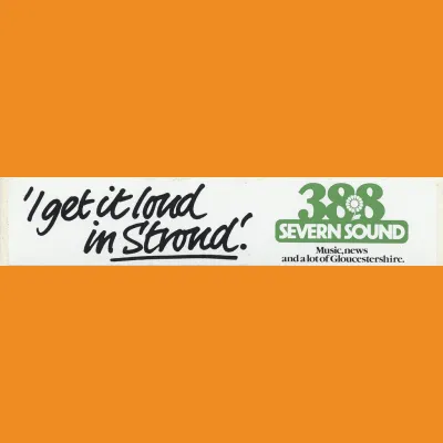 Severn Sound - Early 1980's placename car sticker