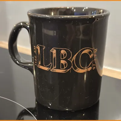 LBC mug, 1990s
