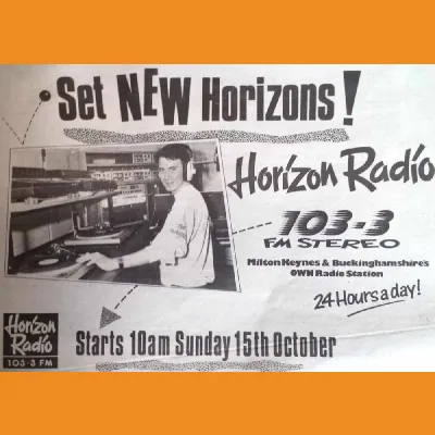 Horizon Radio Newspaper advert Oct 1989