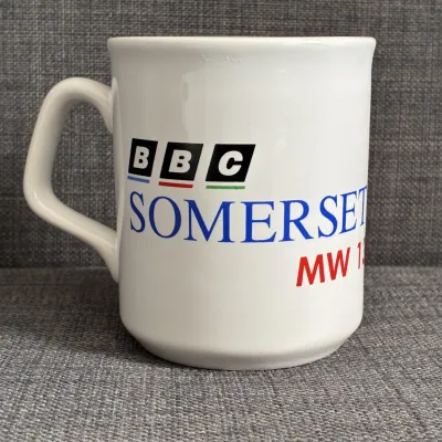 BBC Somerset Sound mug, late 80s/early 90s
