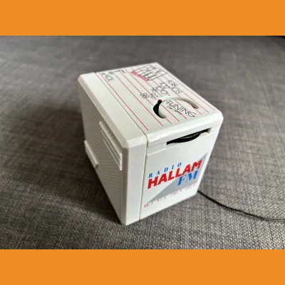 Hallam FM mini radio, 1990/91