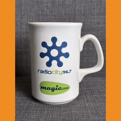 Radio City / Magic 1548 mug with St John’s Beacon, late 2000s