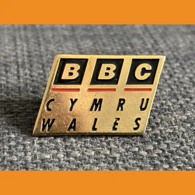 BBC Cymru Wales gold badge, 1990s