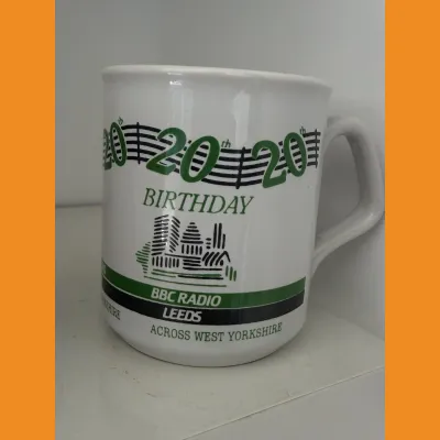BBC Radio Leeds 20th birthday mug