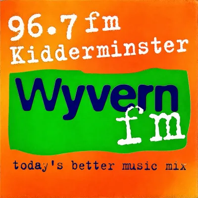 Wyvern FM Kidderminster Car Sticker 1990s