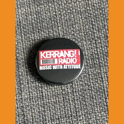 Kerrang Radio pin badge, 2000s