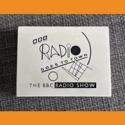 BBC Radio Goes To Town eraser, early 90s