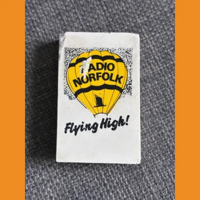 BBC Radio Norfolk eraser, late 80s