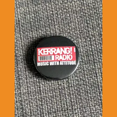 Kerrang Radio pin badge, 2000s