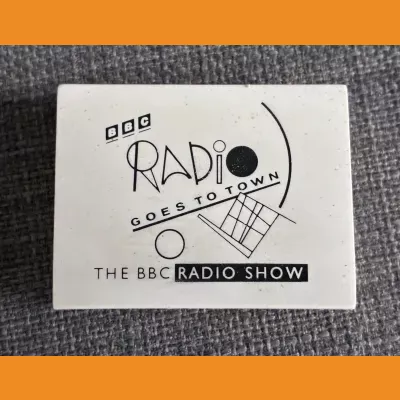 BBC Radio Goes To Town eraser, early 90s